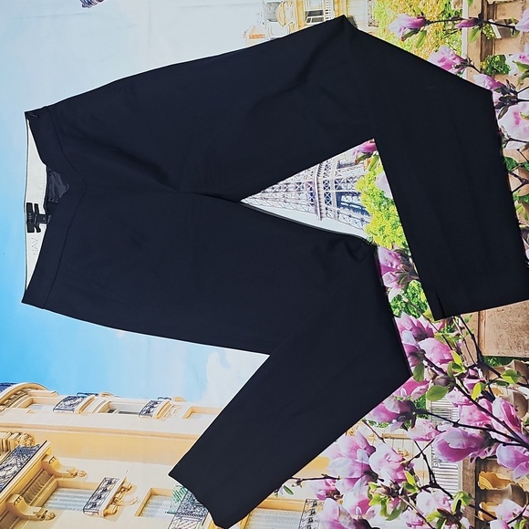 J.Crew Martie Blue High Waist Ankle Slit Skinny Pants Size 0T - Picture 1 of 7